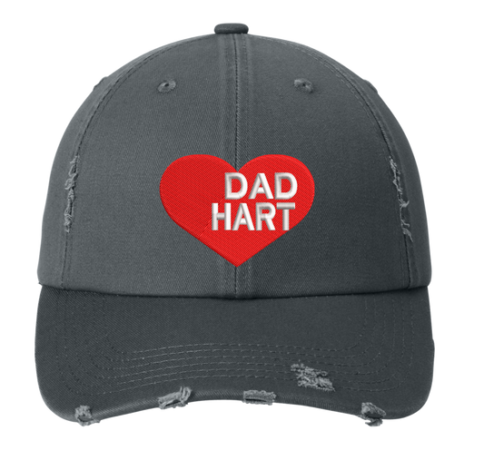 DaD Hart Distressed Dad Hart Hat