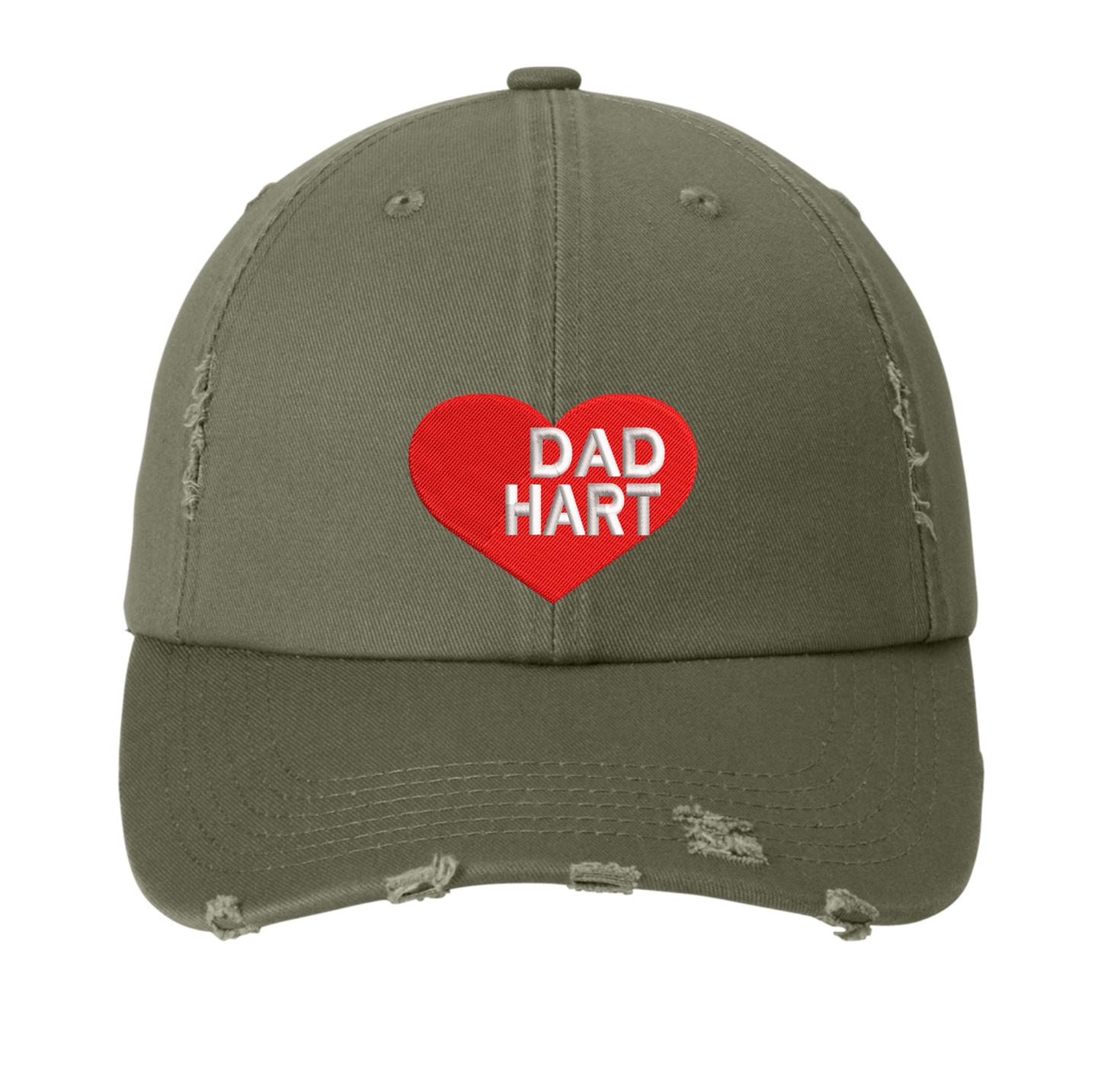 DaD Hart Distressed Dad Hart Hat