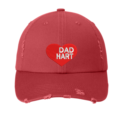 DaD Hart Distressed Dad Hart Hat